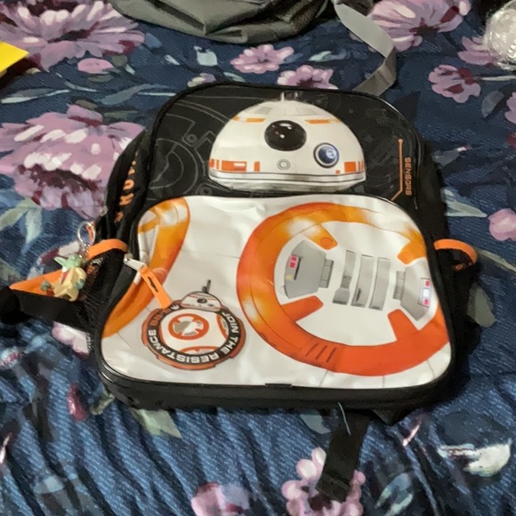 Star Wars BB-8 Kids Backpack - Black, Orange, White - Picture 2 of 10